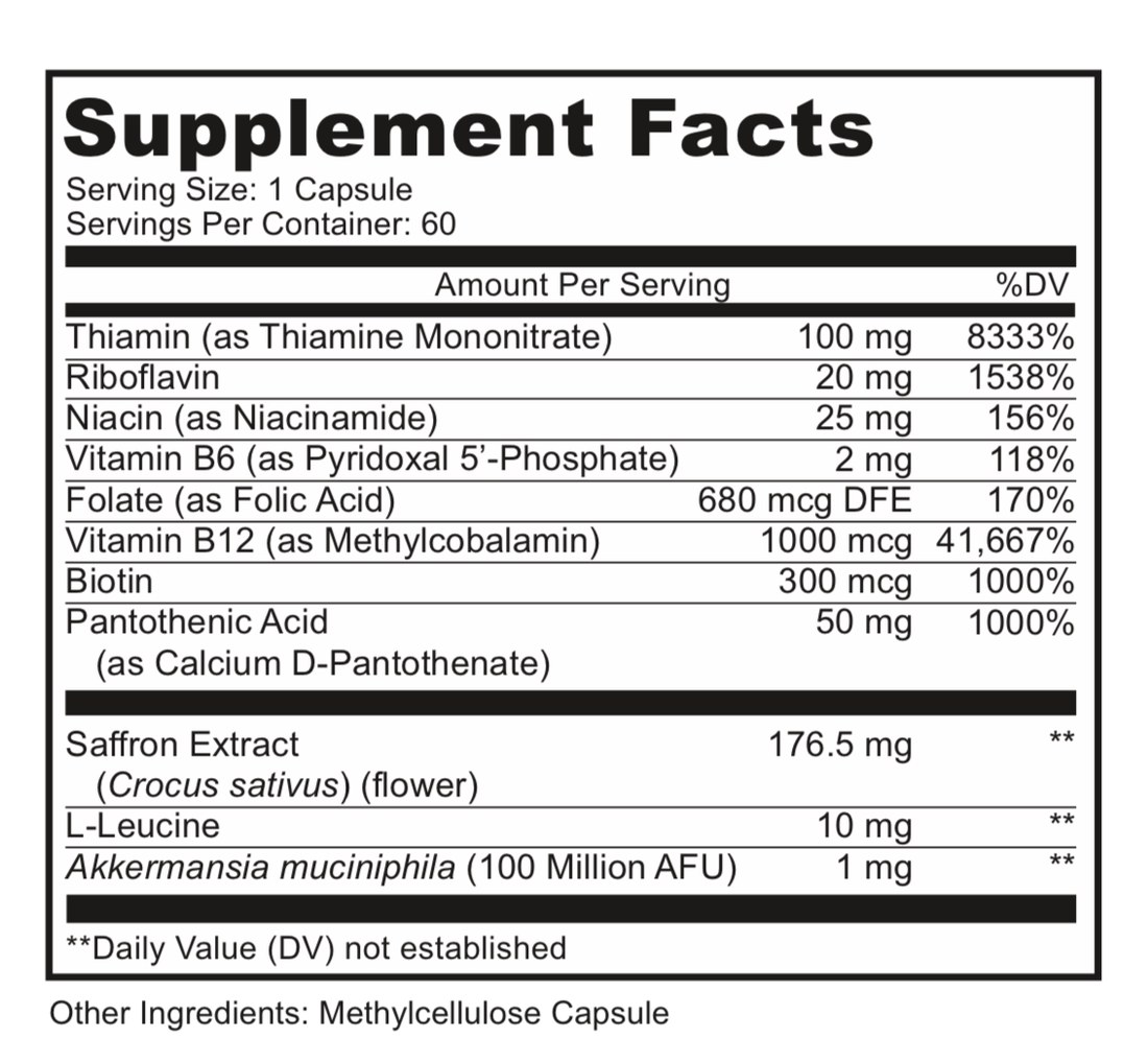 Sorelle Shoppe Supplement Facts